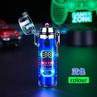 COD BOSKU !!! Mancis Korek Api Elektrik USB Senter Waterproof Transparant Outdoor