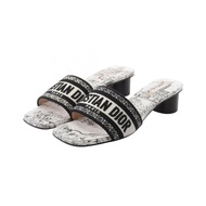 [Pre-owned] Dior Dway Canvas Mules, Women's Shoes, Unused