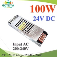 24V 100W Switching AC to DC Power Converter 100-240V Driver Led Line Light Model Switching-DC24V-100