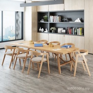 Conference Room loft Negotiation Table Modern Simple Desk Chair Office Set Table Chair Chat Solid Wo