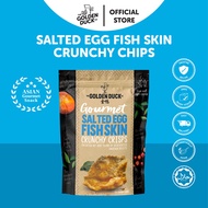 [ The Golden Duck ] Salted Egg Yolk Fish Skin Crisps (113g) / Single pack Snack