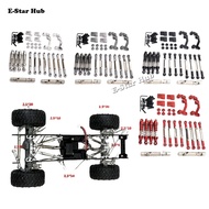 Metal Upgrade accessories Tie Rod Shock Absorber Tie Rod Holder Set of Six For Feiyu FY003-5A WPL C1