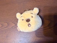 迪士尼小熊維尼毛絨零錢包 耳機包