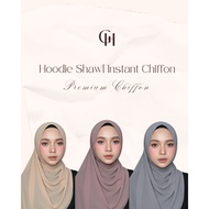 Hoodie Shawl Instant Chiffon