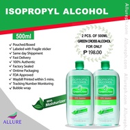 Green Cross Isopropyl Alcohol 500ml 2 Bottles
