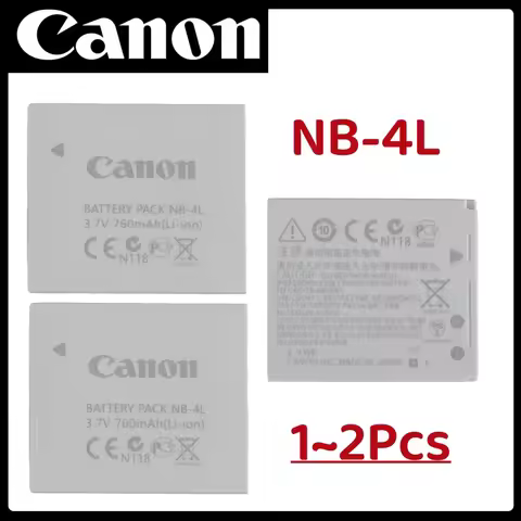 Original battery NB-4L NB 4L NB4L for Canon IXUS 30 40 50 55 60 65 80 100 I20 110 115 120 130 IS 117