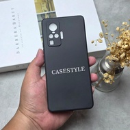 Vivo X50 Pro Case Vivo X70 Pro Vivo X80 Vivo X80 Pro Softcase Candy Macaron Square Black Plain Case 