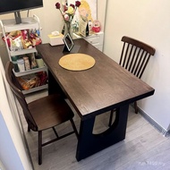 Conference Long Board Living Room Dining Table Desk Walnut Log Workbench Desk Integrated Large Solid