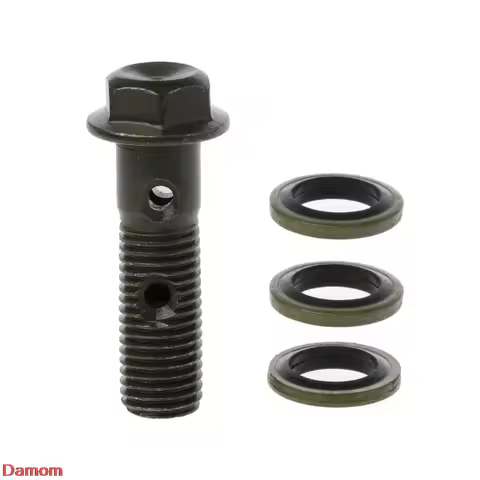 A2UC Motorcycle Double hole Brake Banjo Bolt M10x1.25 Oil Drain Screw/Hollow Screw For hydraulic bra
