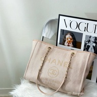 CHANEL DUSTBAG粉色中號沙灘包