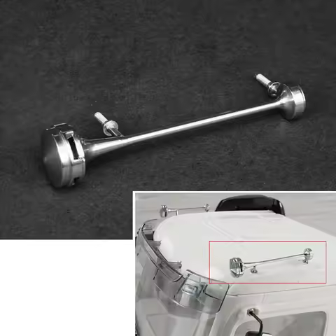 US Sale LESU Upgrade Metal Long Whistle A for 1/14 RC Model Tractor Trucks Tamiya Remote Controlled 