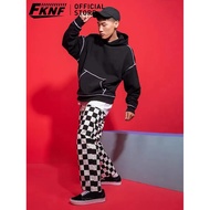 [READY STOCK] Checkerboard Slip On black and white couple shoes Easy to wear shoes