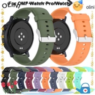 OLINI Silicone Watch Strap, 22MM Watchband Wristband, Soft Replacement Smart Watch Accessories Brace