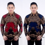 KEMEJA Long Sleeve Batik Shirt | Latest Men's Long Sleeve Batik Shirt 2022 | Limited edition Men's Batik Clothes| Men's Batik Shirt For Invitations | Batik Shirt For Wedding Party | Batik Clothes For Invitations | Batik Clothes | The Latest Nice Men's Bat