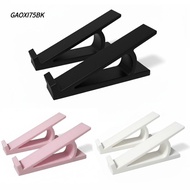 GAOXI75BK 1 Pair Computer Keyboard Riser, Portable Plastic Keyboard Elevated Stand, Accessories Rais