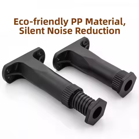 Adjustable Height Bed Frame Support Legs Heavy Duty PP Furniture Legs Black Load-bearing Board Leg F