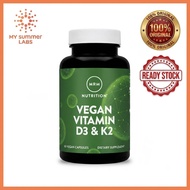 MRM, Vegan Vitamin D3 & K2, 60 Vegan Capsules