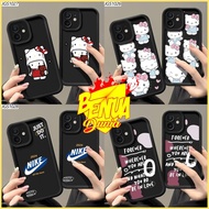 SOFTCASE BLACK MOTIF HELLO KITTY MATTE ROSE OPPO A91 A1 PRO RENO 2F 2Z 10 5G 10 PRO 10 PRO PLUS RENO