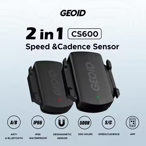GEOID CS600 Smart Cycling Speed and Cadence Sensor Bluetooth 5.0/ANT+ Dual-Mode Transmission Waterpr
