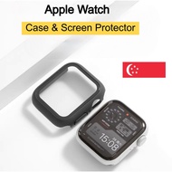 (SG STOCK) Apple Watch Case with Screen Protector for Series 8/7/6/5/4/3/2/1
