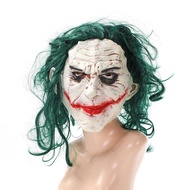 Movie cosplay joker joker Flake Green Medium Long Curly Hair cos Wig Halloween Headgear