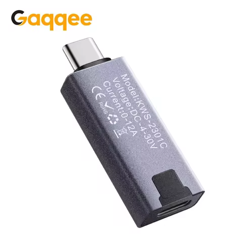 KWS-2301C Type-C Mini Power Voltage Tester Voltmeter HD Led Digital Display Tester Volt Current Mete