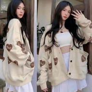 Sweater Cardigan Atasan Swe Lovv / Cardigan Atasan Wanita Oversize Jumbo / Seweater Wanita Kardigan