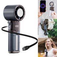 MF119 6000mAh Powerbank Portable Handheld Turbo Fan with Ice Compress USB Fan Foldable Fan with buil