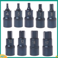 【Big Clearance】 1/2Inch Drive Hexagon Socket Screwdriver Wrench Hex Socket Wrench 55mm H4-H17