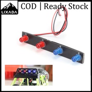 LIXADA LED RC รถหลังคาบาร์ RC รถอะไหล่ 2.8x0.4x0.5in RC หลังคาไฟ 1/12 Scale ติดตั้งง่ายสำหรับ WLtoys