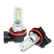 2PCS car LED headlights H7 3030 8LED fog lights LED bulb headlights