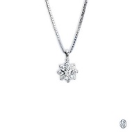 鉑金1克拉天然鑽石項鍊 Platinum Diamond Necklace