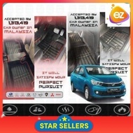 Perodua Bezza 5D Car Floor Mat Carpet