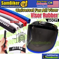 Visor Rubber Getah Helmet Universal MS88 BOGO MHR MAGNUM BIKKO SGV99 SGV 99 Half Helmet 60CM Getah V