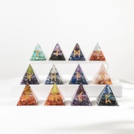 【能量金字塔】盧恩文奧根水晶能量金字塔(十二款可選)