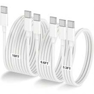 3.3ft/6.6ft/10ft USB-C To USB-C Charging Cable, USB-C Fast Charging Data Cable, USB-C Power Cord Com
