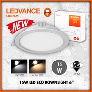 New 15W OSRAM LED ECO LEDVANCE DOWNLIGHT 6 inch 6500K Daylight / 4000K Cool White / 3000K Warm White