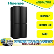 HISENSE 520L 4 Door Inverter Refridgerator fridge RQ515N4AB1