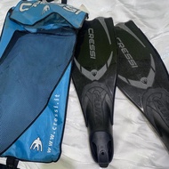 KAKI KATAK CRESSI PLUMA FIN ALAT SNORKELING DIVING (preloved)