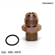 (Size :AN10,AN8) M20*1.5 Oil/Fuel Line Hose End Union Fitting Adaptor,Oil Sandwich Adapter Fitting