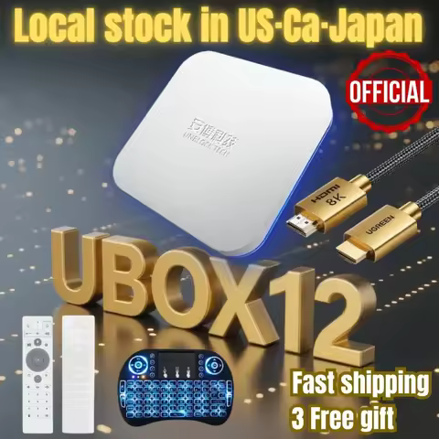 [Genuine]2025 NEWARRIVAL UBOX 12 unblock tech tv box ubox12 best set top Android box vs evpad 11P UB
