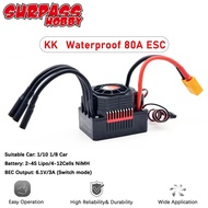 SURPASS HOBBY KK 35A 60A 45A 120A 150A กันน้ำวงจร ESC ไร้ถ่าน T/XT60ปลั๊กสำหรับ1/8 1/10 1/12 1/14มอเ