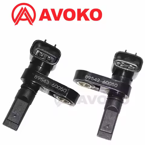 2Pcs 89543-60050 89542-60050 ABS Wheel Speed Sensor Front & Rear -Right & Left R/L Fits Toyota 4Runn
