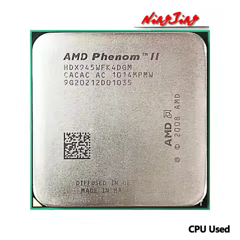 AMD Phenom II X4 945 95W 3.0GHz Used Quad-Core CPU Processor HDX945WFK4DGM /HDX945WFK4DGI Socket AM3