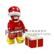 阿米格Amigo│PG1660 閃電俠 Flash 聖誕老人 聖誕節 超級英雄 聖誕系列 積木 第三方人偶 非樂高但相容