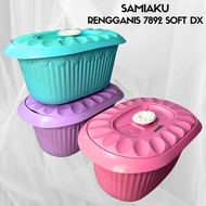 Samiaku 5set Renngganis buffet side dish container 7882 soft dx free ladle Bekas Makanan Bertutup Be
