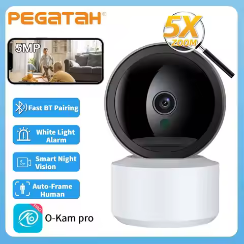 1-4pc 5MP IP Camera O-Kam pro Smart Home Indoor WiFi Wireless Surveillance Cam Automatic Tracking CC