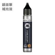 【品 · 創藝】精品美術-德國MOLOTOW Liquid Chrome 液態鉻 高金屬光澤 鏡面筆補充液 30ml