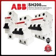 ABB 6kA MCB SH201 SH202 SH 203 [6A, 10A, 16A, 20A, 25A, 32A, 40A, 50A, 63A]