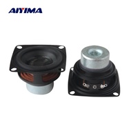 AIYIMA 2Pcs 2 Inch 52MM Full Range speaker 6 Ohm 10W Audio Mini Speaker Neodymium Magnetic Rubber Edge Home Theater Loudspeaker